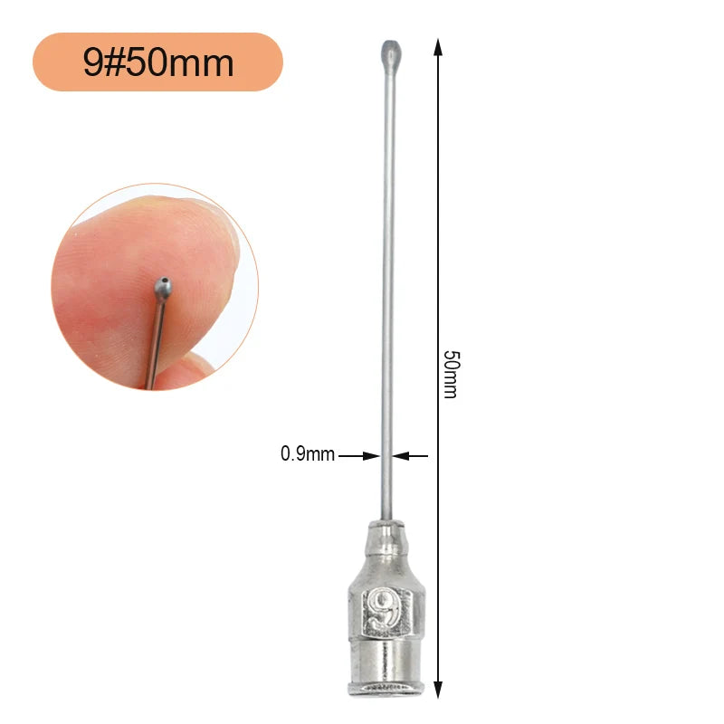 1Pcs Birds Feeding Syringe Tube Nozzle Rats and Mice/Parrots/Birds/Poultry/Pets Elbow Gavage Needles Gastric lavage needle