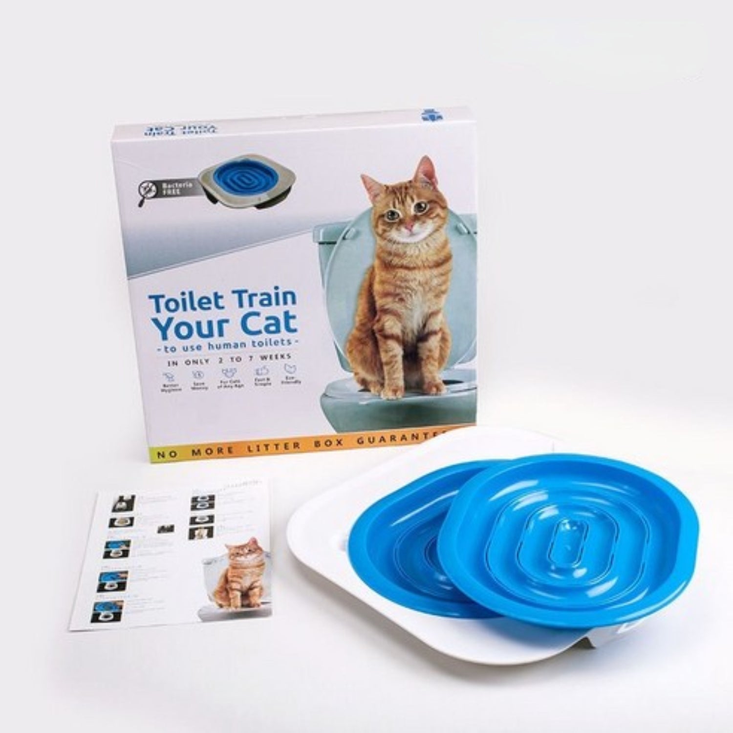 Pet reward pet cat defecation training kit sand/toilet trainer