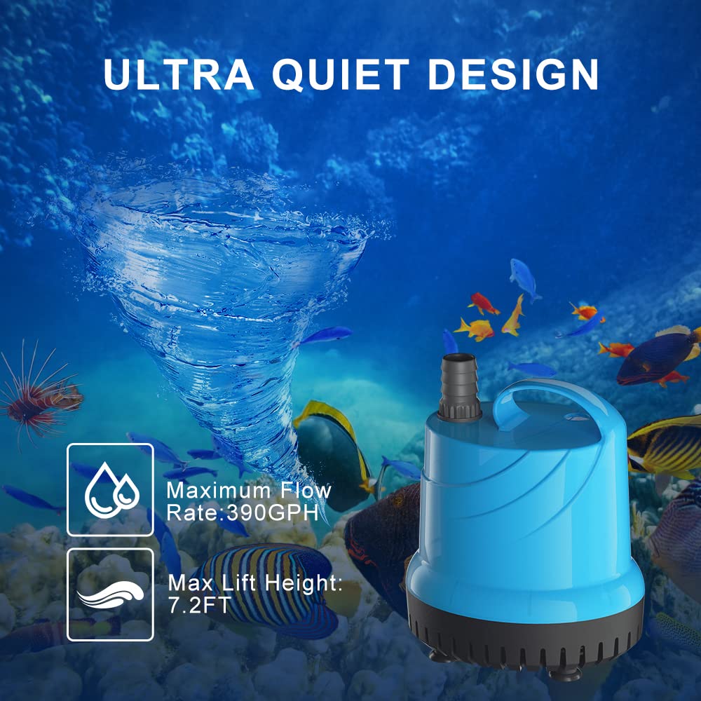 110v 220v Fish Tank Submersible Water Pump Bottom Suction Pump Bottom Filter Manure For Fish Tank, Pond, Aquarium, Fountain