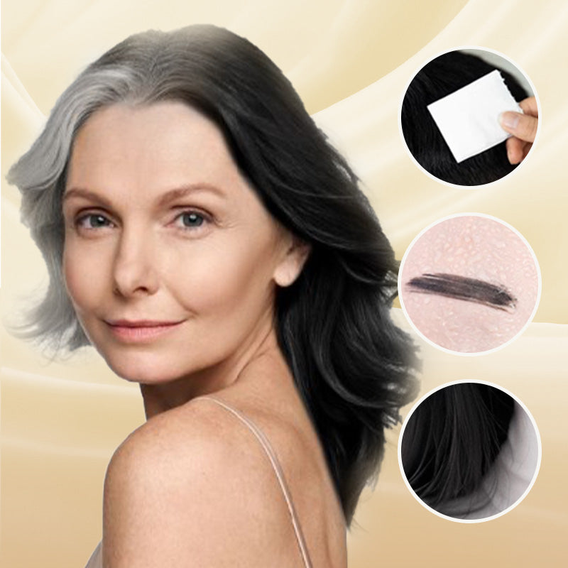 Instant Hair Color Stick with Built-In Comb Long Lasting Temporary Hair Coloring Covered White Hairs Hairline water Washable